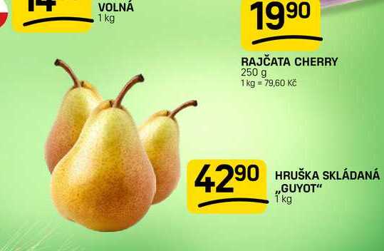 HRUŠKA SKLÁDANÁ ,,GUYOT" 1 kg 