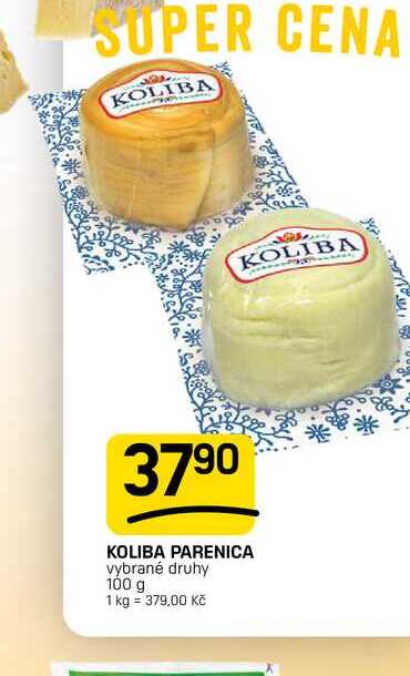 KOLIBA PARENICA vybrané druhy 100 g