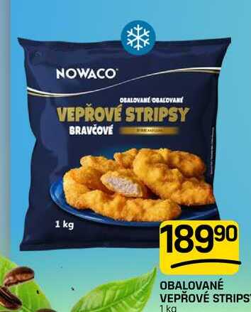 OBALOVANÉ VEPŘOVÉ STRIPSY 1 kg 