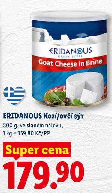 ERIDANOUS Kozí/ovčí sýr, 800 g