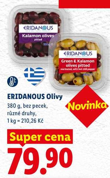 ERIDANOUS Olivy, 380 g