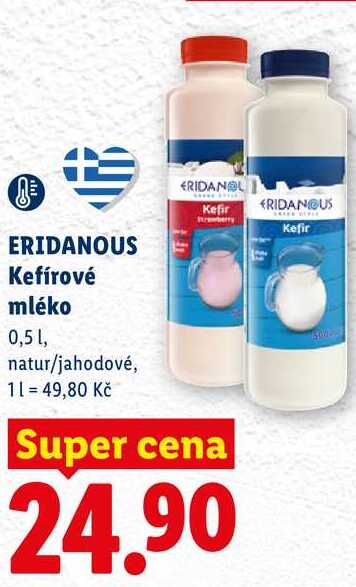 ERIDANOUS Kefírové mléko, 0,5 l