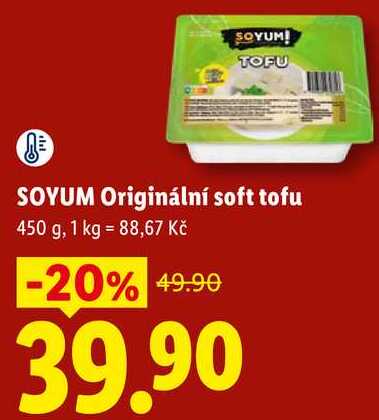 SOYUM Originální soft tofu, 450 g