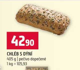 CHLÉB S DÝNÍ 405 g pečivo dopečené