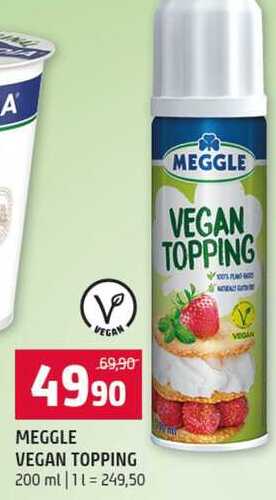 MEGGLE VEGAN TOPPING 200 ml 
