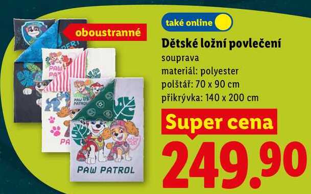 Dětské ložní povlečení