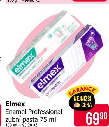 Elmex Enamel Professional zubní pasta 75 ml 