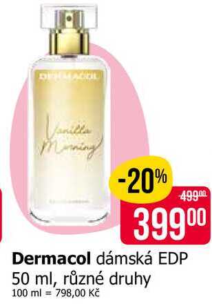 Dermacol dámská EDP 50 ml, různé druhy 
