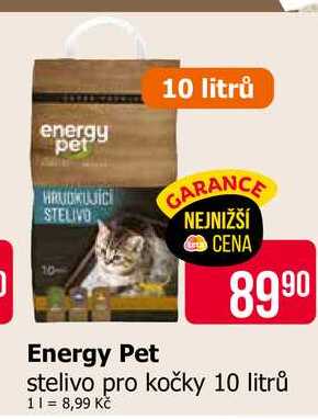 Energy Pet stelivo pro kočky 10 litrů