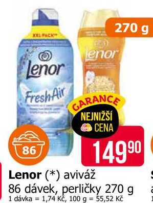 Lenor aviváž 86 dávek