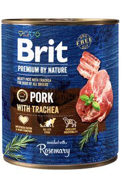 Brit Premium Dog By Nature Konzerva Pork & Trachea 800g