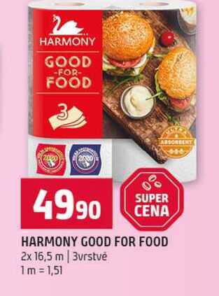 HARMONY GOOD FOR FOOD 2x 16,5 m 3vrstvé 