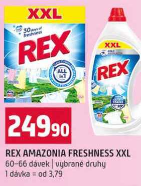 REX AMAZONIA FRESHNESS XXL 60-66 dávek vybrané druhy 