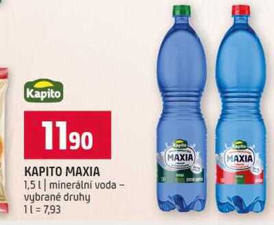 ΚΑΡΙΤΟ ΜΑΧΙΑ 1,5l minerální voda vybrané druhy 