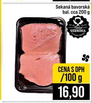 Sekaná bavorská bal. cca 200 g 100g