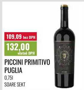 PICCINI PRIMITIVO PUGLIA 0,75L