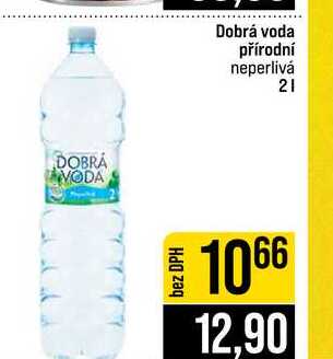 Dobrá voda přírodní neperlivá 2l