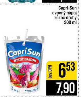 Capri-Sun ovocný nápoj různé druhy 200 ml 