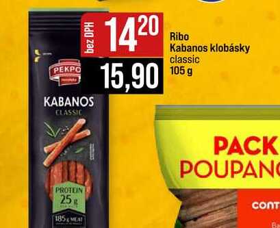 Ribo Kabanos klobásky classic 105 g