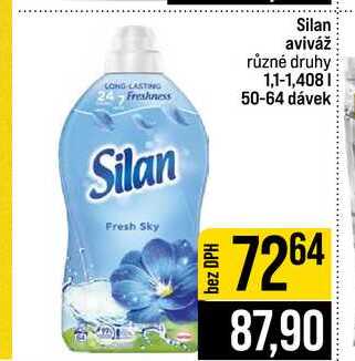 Silan aviváž různé druhy 1,1-1,408l 50-64 dávek  