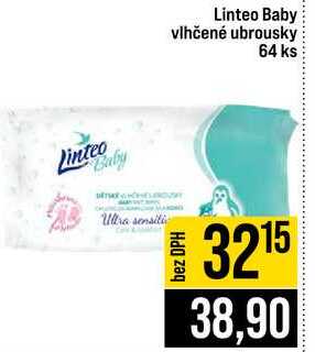 Linteo Baby vlhčené ubrousky 64 ks 