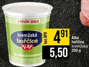 Alba hořčice kremžská 200 g