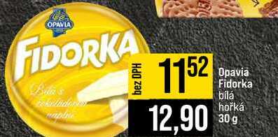 Opavia Fidorka bilá hořká 30 g 