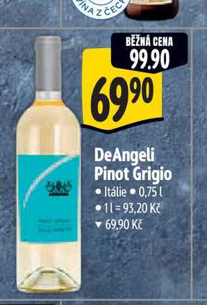   DeAngeli Pinot Grigio 0,75 l