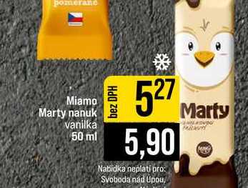 Miamo Marty nanuk vanilka 50 ml