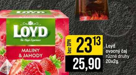 Loyd ovocný čaj různé druhy 20x2g