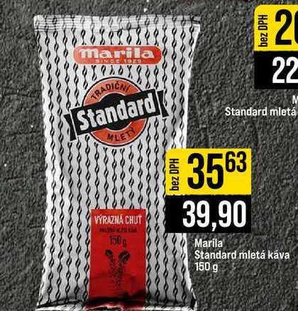 Marila Standard mletá káva 150 g