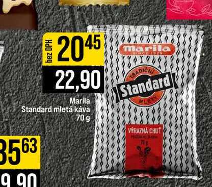 Marila Standard mletá káva 70 g