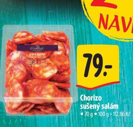  Chorizo sušený salám 70 g 