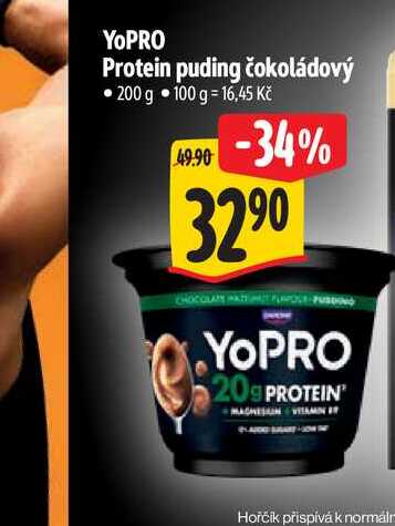YOPRO Protein puding čokoládový 200 g