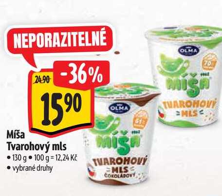  Míša Tvarohový mls 130 g  