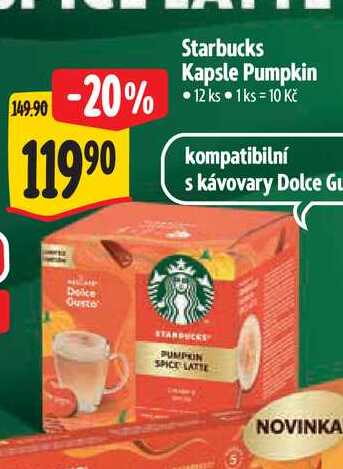 Starbucks Kapsle Pumpkin 12 ks