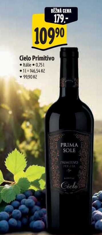 Cielo Primitivo 0,75 l