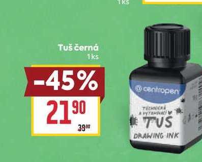 Tuš černá 1ks 