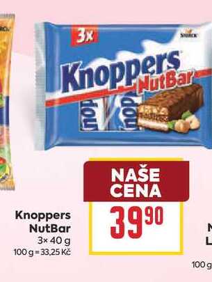 Knoppers NutBar 3x 40 g