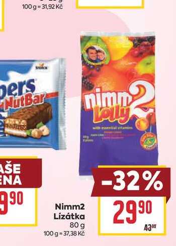 Nimm2 Lízátka 80 g