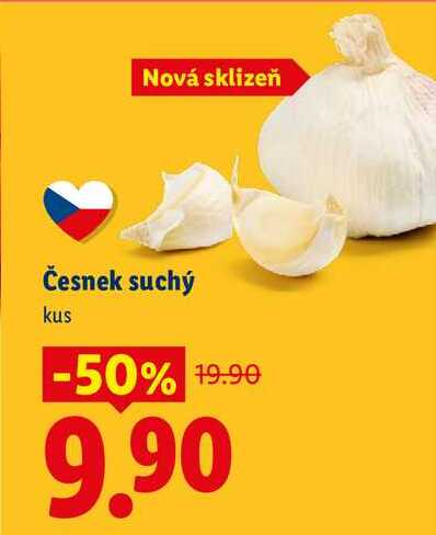 Česnek suchý, 1 ks