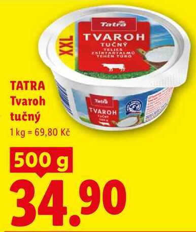 TATRA Tvaroh tučný, 500 g