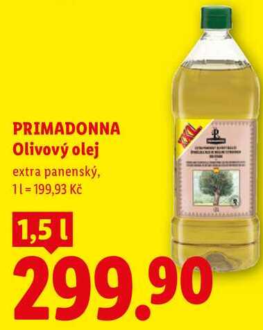 PRIMADONNA Olivový olej, 1,5 l