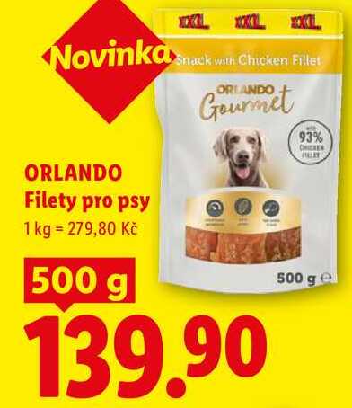 ORLANDO Filety pro psy, 500 g