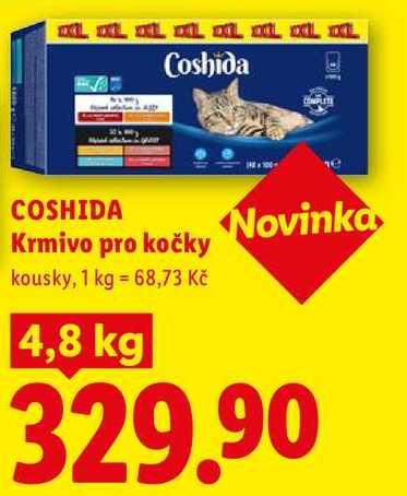 COSHIDA Krmivo pro kočky, 4,8 kg