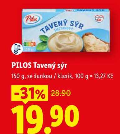 PILOS Tavený sýr, 150 g