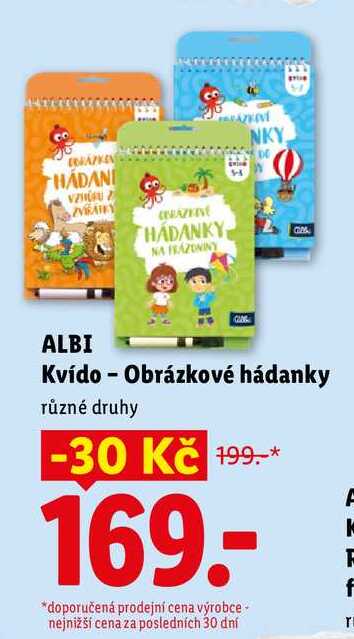 ALBI Kvído - Obrázkové hádanky 