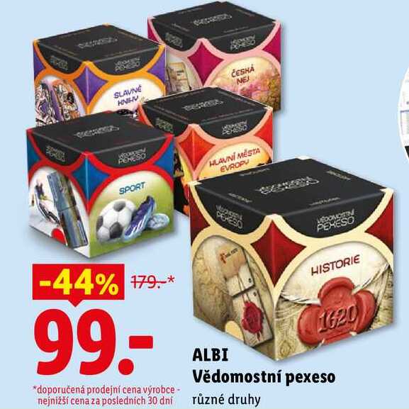 ALBI Vědomostní pexeso