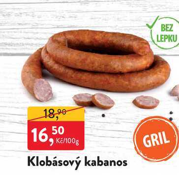 Klobásový kabanos 100g