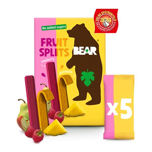 Bear Fruit Splits malina a ananas 5x20g